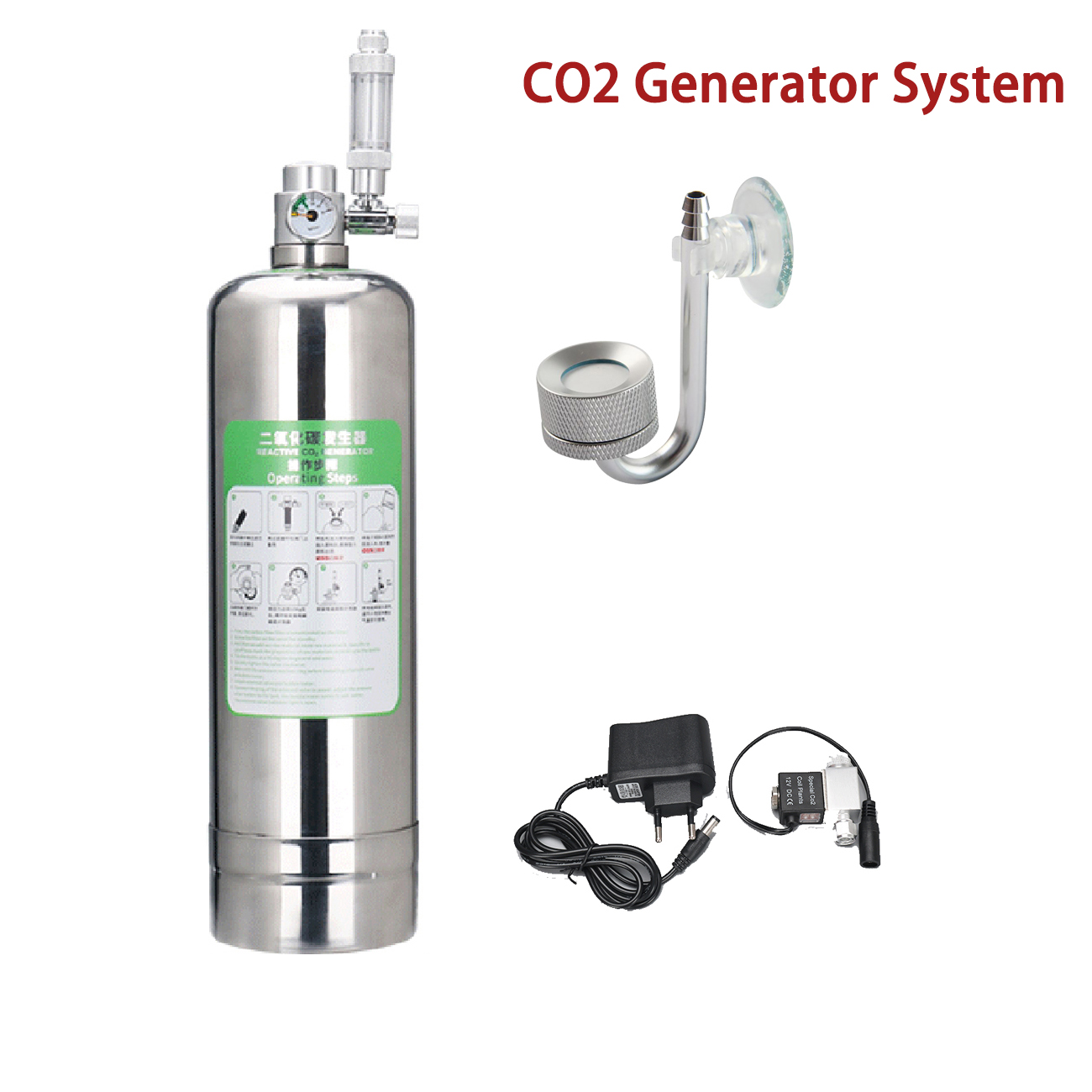 Planted Aquarium Kit - Zestaw do akwarium CO2 System generatora