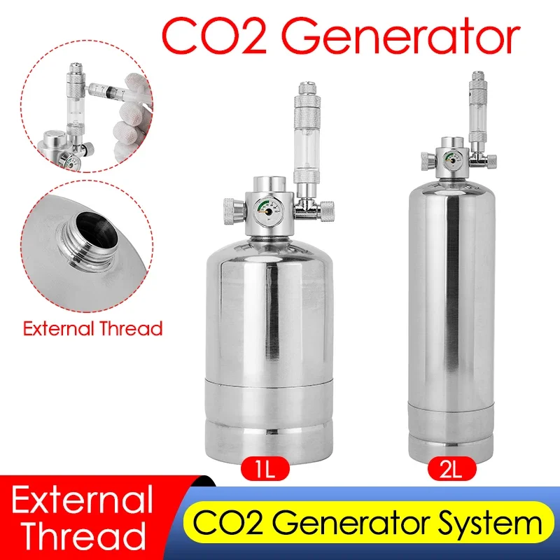Planted Aquarium Kit - 1L/2L akwarium zestaw generatora CO2 akwarium