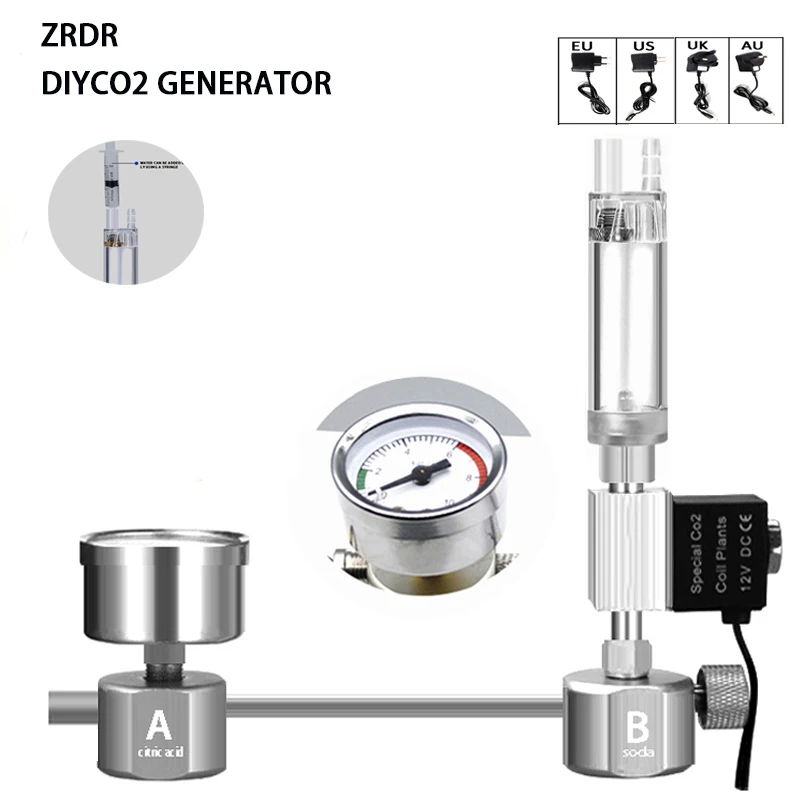 Planted Aquarium Parameters - Zestaw do samodzielnego montażu reaktora CO2