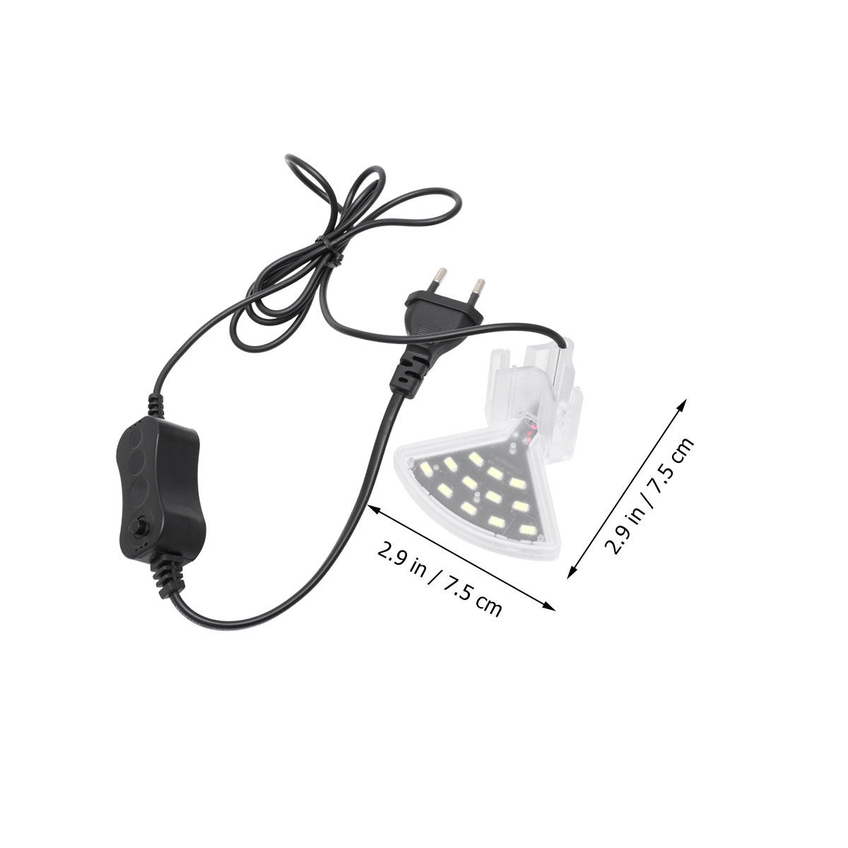 Aquarium For Planted Tank - Lampa akwariowa z klipsem, zasilana przez