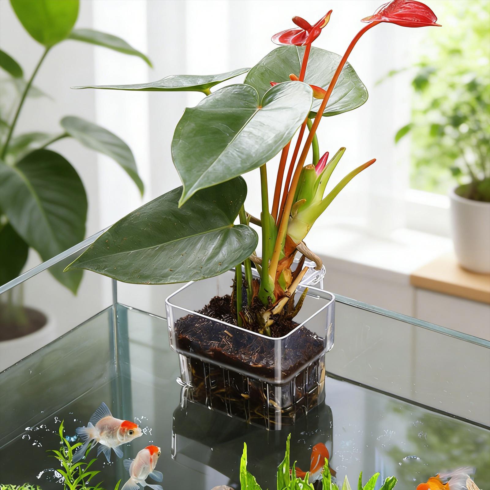 Przezroczysty, zawieszany uchw – Planted Aquarium Kit recenzja i cena