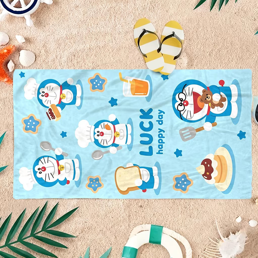 Ręcznik plażowy Doraemon, fiol – Aquarium Zombie recenzja i cena