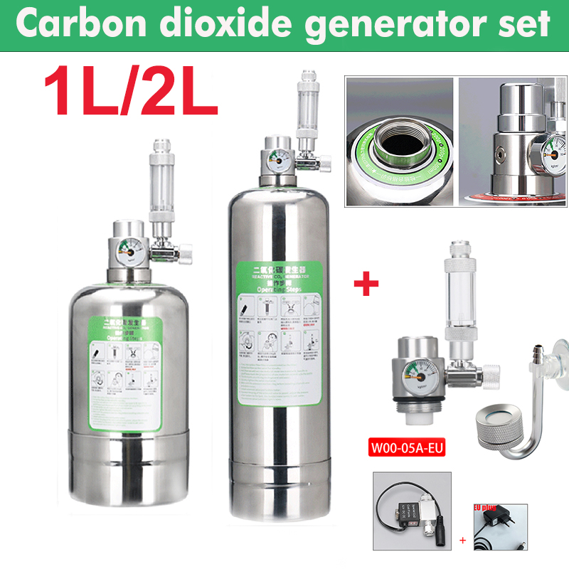 System generatora CO2 do akwar – Planted Aquarium Kit recenzja i cena